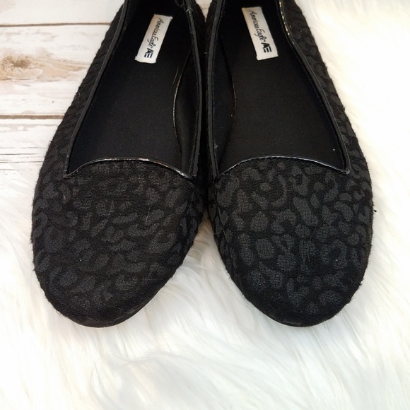 American Eagle Outfitters Shoes - AMERICAN EAGLE Sparkly Leopard Flats Size 7.5